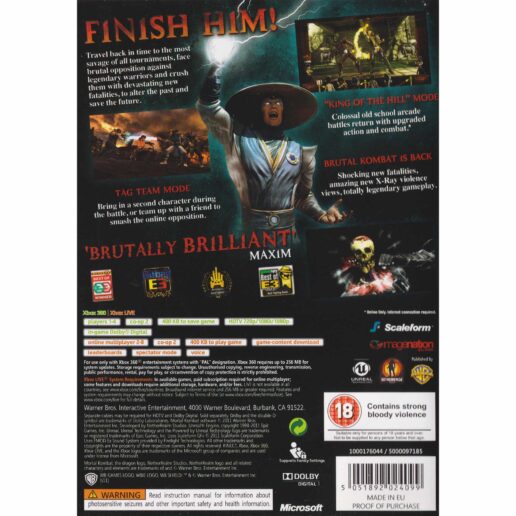 Mortal Kombat Xbox 360 (Begagnad)