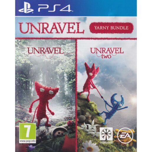 Unravel + Unravel Two Yarny Bundle Playstation 4 PS4 Nordic (Begagnad)