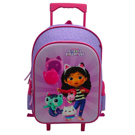 Gabbys Dollhouse Trolley set + pencil case + lunch bag