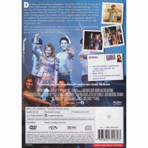 Mitt liv som popstjärna DVD (Begagnad)