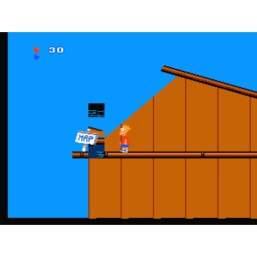The Simpsons Bart vs The World Nintendo NES SCN (Begagnad)