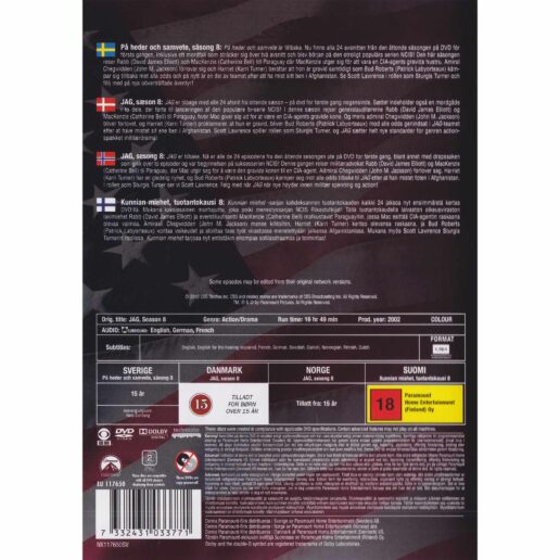 JAG - På heder och samvete The Eighth Season DVD (Begagnad)