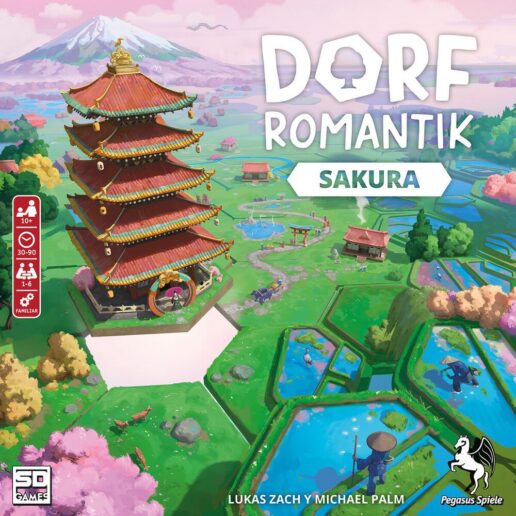 Spanish Dorfromantik Sakura board game