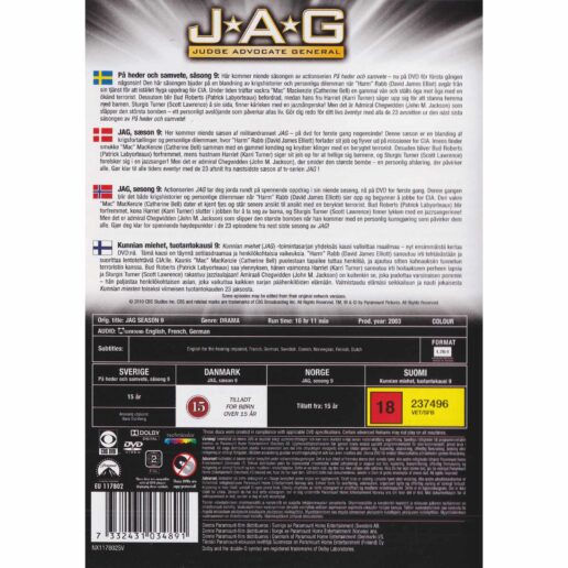 JAG - På heder och samvete The Ninth Season DVD (Begagnad)