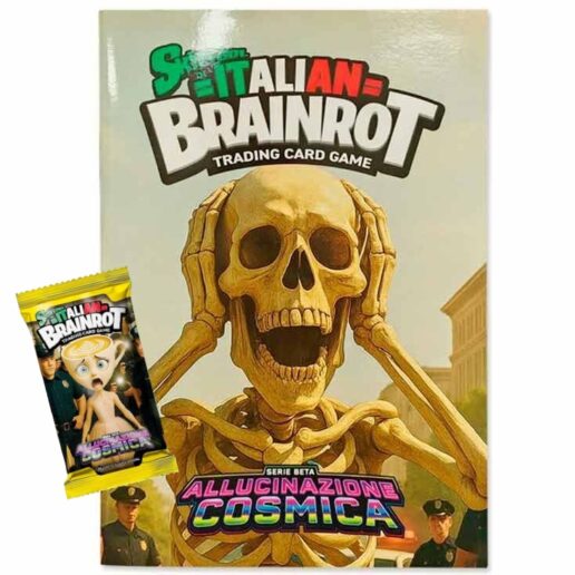Italian Brainrot Series 2 Album + 7 Cards Allucinacion Cosmica