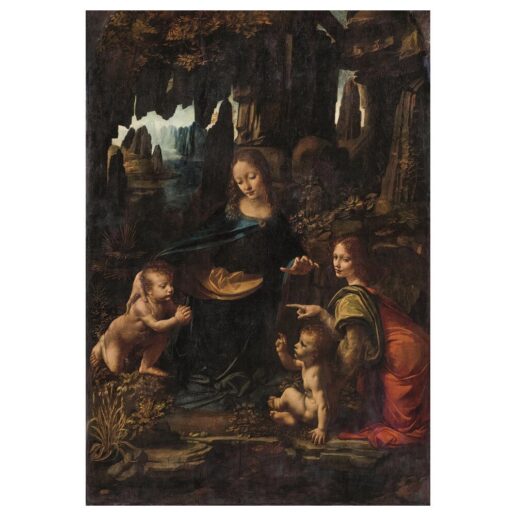 Museum Louvre Leonardo - The Virgin of the Rocks puzzle 1000pcs