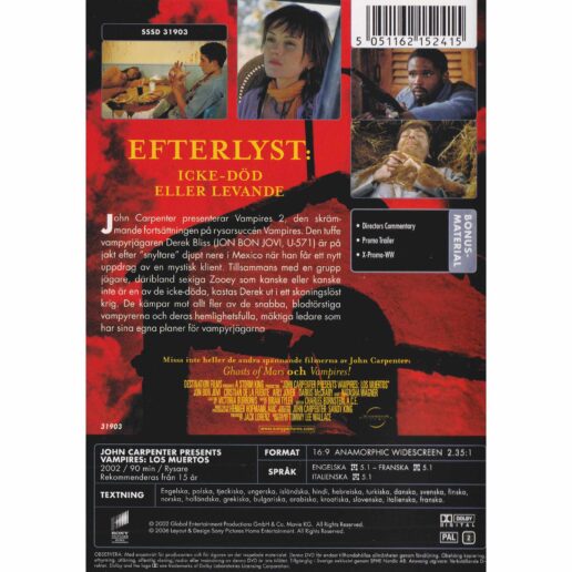 Vampires 2 DVD (Begagnad)