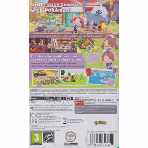 Pokemon Pokopia Nintendo Switch 2