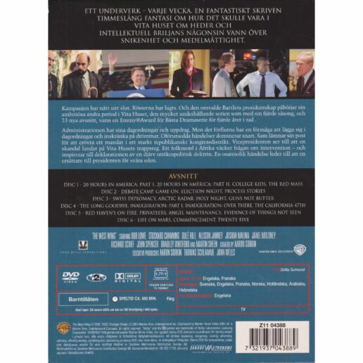 Vita Huset År 4 DVD (Begagnad)