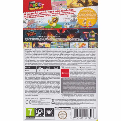 Super Mario 3D World + Bowsers Fury Nintendo Switch Nordic