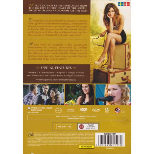 Hart of Dixie The Complete Seasons 1-4 DVD (Begagnad)