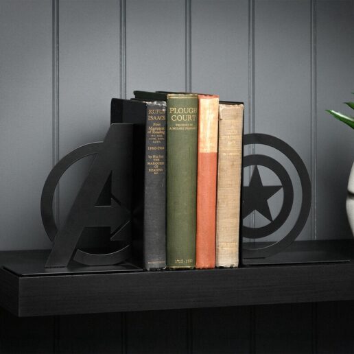 Marven Avengers Captain America metal bookends