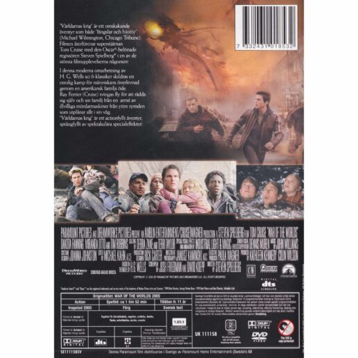 Världarnas krig DVD (Begagnad)