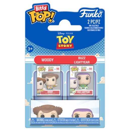 Bitty POP pack 2 figures Disney Pixar Toy Story Woody & Buzz