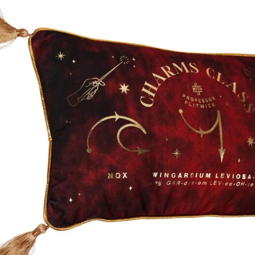 Harry Potter Charms Class velvet cushion