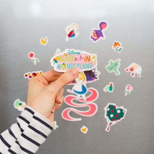 Disney Alice in Wonderland set of die-cut magnets