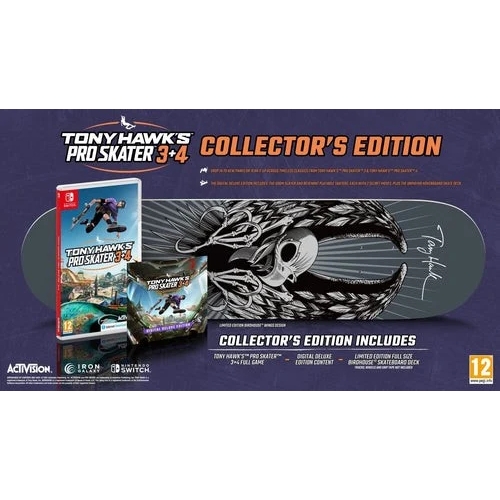 Tony Hawks Pro Skater 3 + 4 Collectors Edition Nintendo Switch