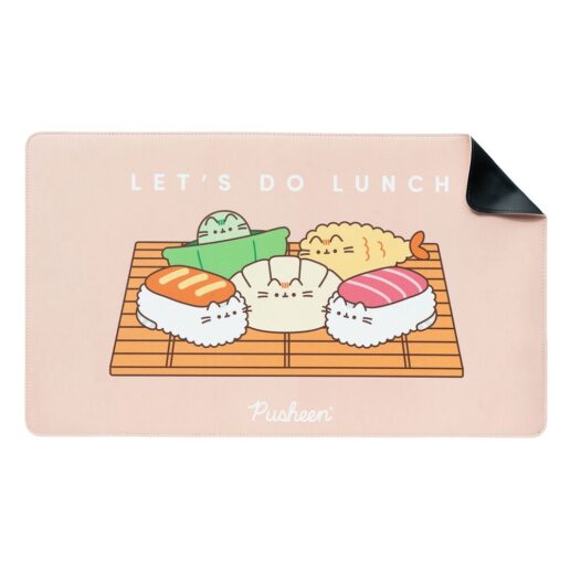 Pusheen Sushi Roll gaming desk mat