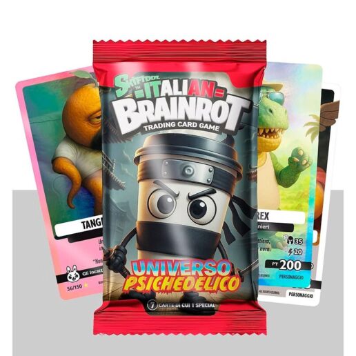 Italian Brainrot Series 1 Pack of 7 Cards Universo Psichedelico