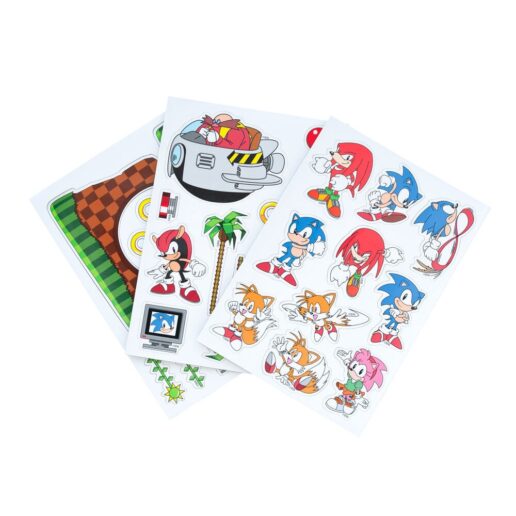 Sonic the Hedgehog set of die-cut magnets