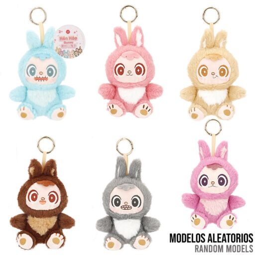 Hen Hao Kawaii Bunny assorted plush toy keychain 12cm