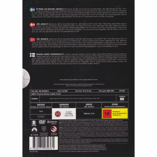 JAG - På heder och samvete The Sixth Season DVD (Begagnad)