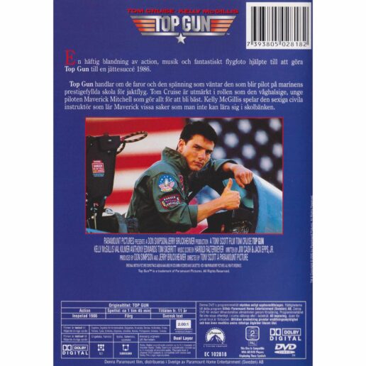 Top Gun DVD (Begagnad)