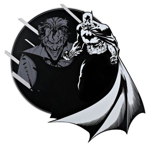 DC Comics Batman & Joker wooden layered round plaque