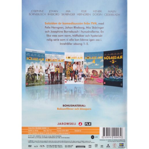 Solsidan Säsong 1-5 DVD (Begagnad)