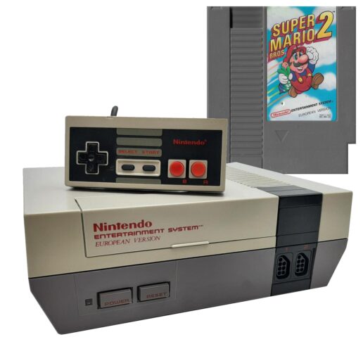 Nintendo NES 8-bit + Super Mario Bros 2 (Begagnad)
