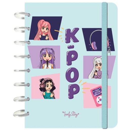 K-Pop Mint A5 notebook