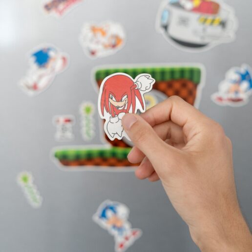 Sonic the Hedgehog set of die-cut magnets