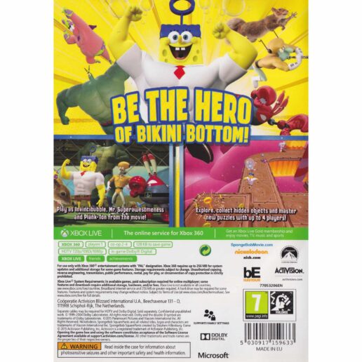 Spongebob Heropants Xbox 360 (Begagnad)