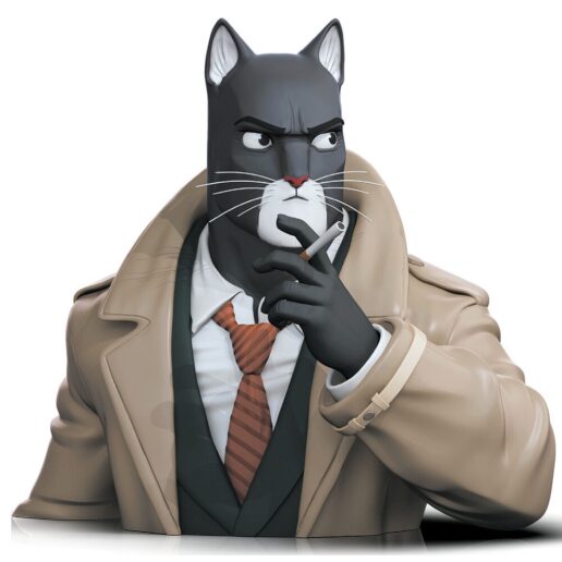 Blacksad money box figure 15cm