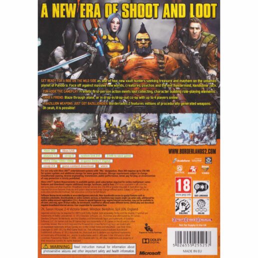 Borderlands 2 Xbox 360 (Begagnad)