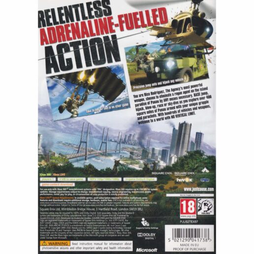 Just Cause 2 Xbox 360 Classics (Begagnad)