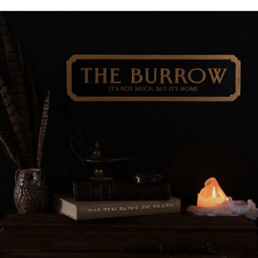 Harry Potter The Burrow sign