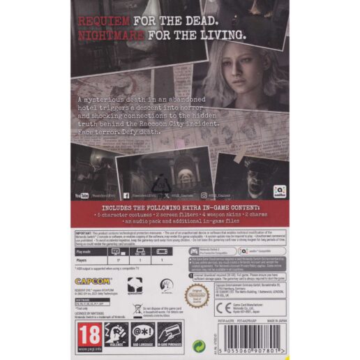 Resident Evil 9 Requiem Deluxe Edition Nintendo Switch 2 Steelbook