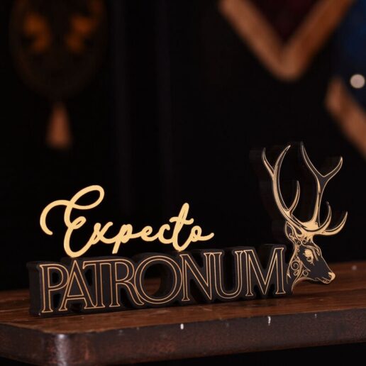 Harry Potter Patronum wooden sign