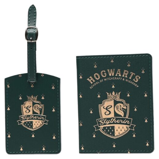 Harry Potter Slytherin passport holder & luggage tag