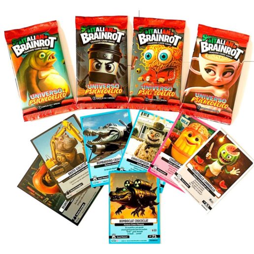 Italian Brainrot Series 1 Pack of 7 Cards Universo Psichedelico