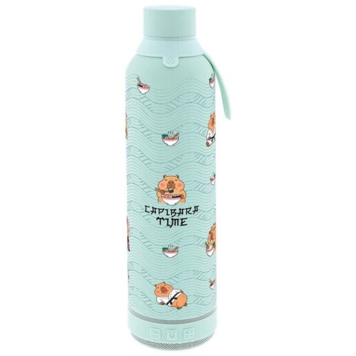 Capybara Foodie thermal bottle with speaker 600ml