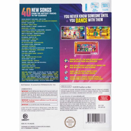 Just Dance 2018 Nintendo Wii Nordic (Begagnad)