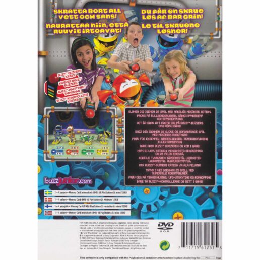 Buzz Junior Robo Jam Playstation 2 PS2 Nordic (Begagnad)
