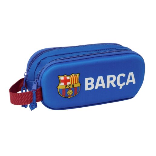 F.C. Barcelona 3D double pencil case