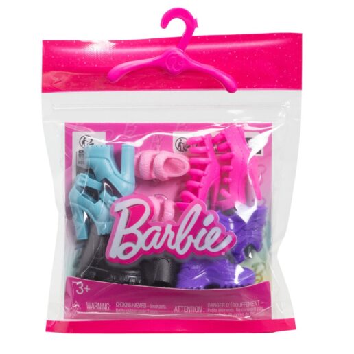 Barbie set 5 assorted shoes