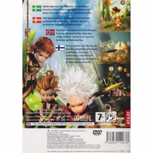 Arthur and the Minimoys Playstation 2 PS2 Nordic (Begagnad)