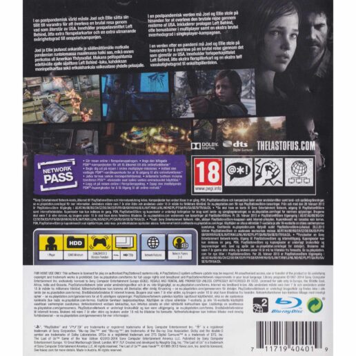 The Last of Us Game of the Year Edition Playstation 3 PS3 Nordic (Begagnad)