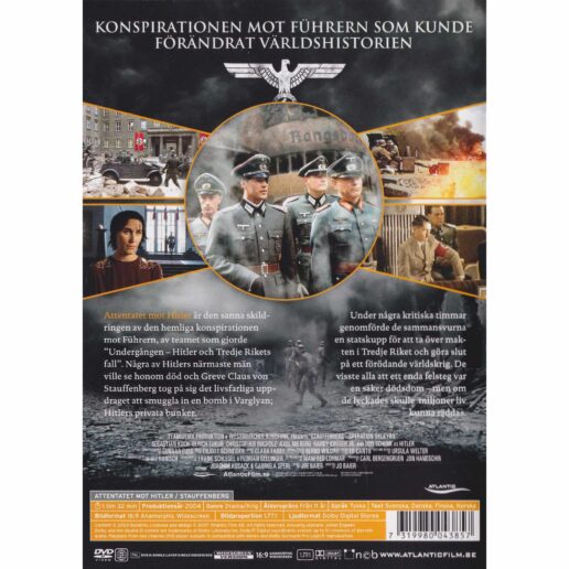 Attentatet mot Hitler DVD (Begagnad)