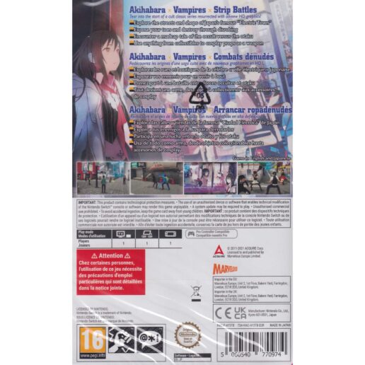 Akibas Trip Hellbound and Debriefed Nintendo Switch IMPORT